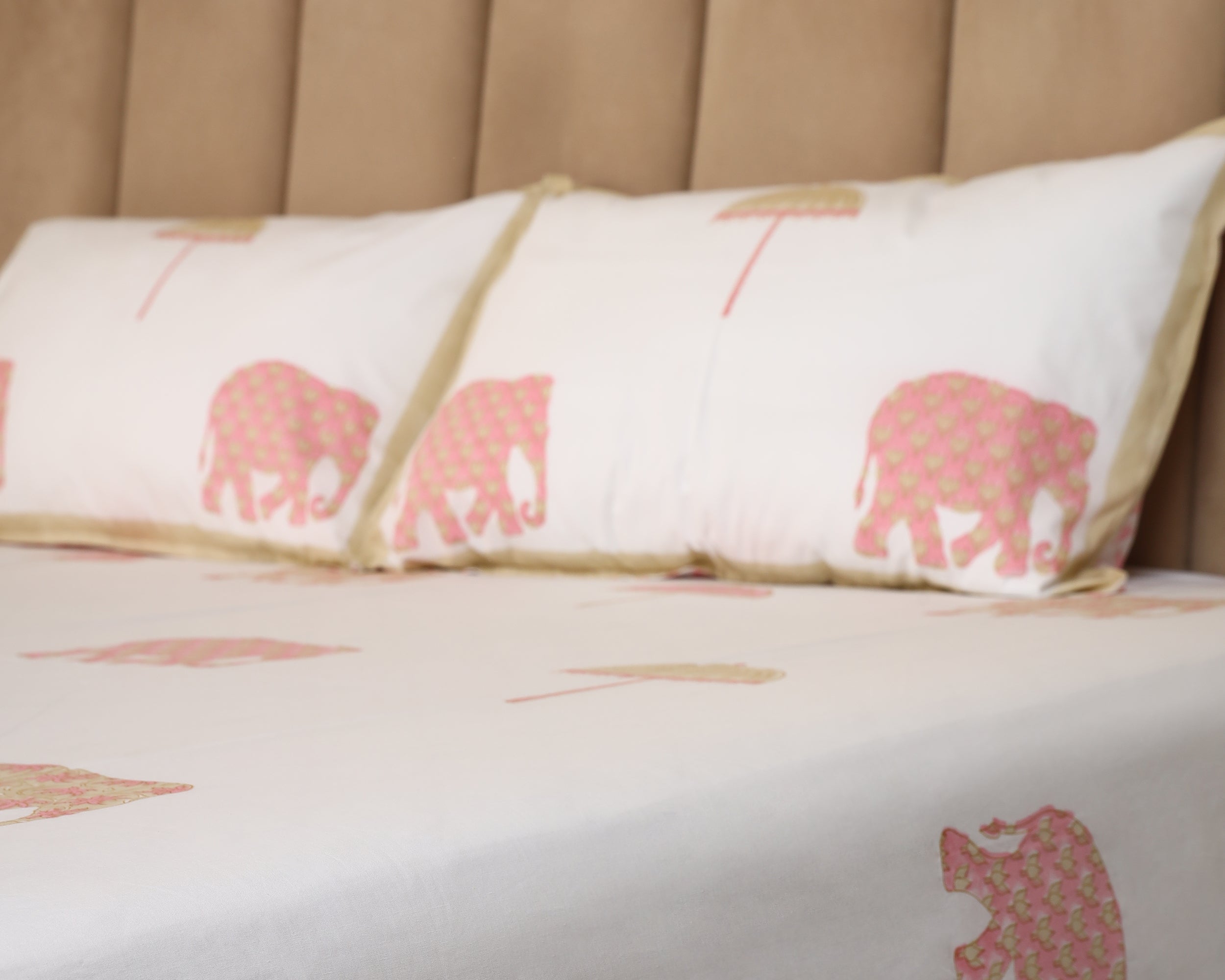 Royal Safari Handblock Printed Bedsheet